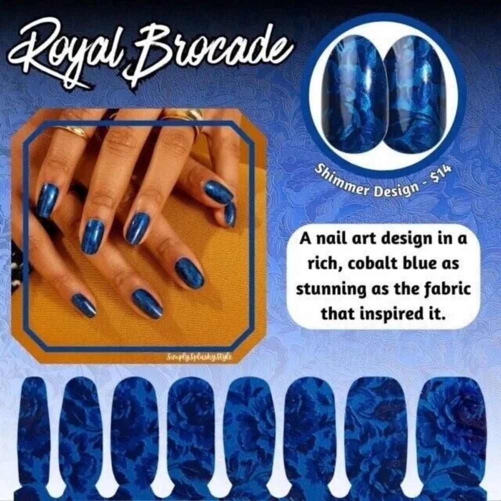 Color Street Nail Polish Strips-Retired Royal Brocade - Picture 2 of 4